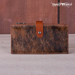 Trinity Ranch Hair-On Cowhide Bi-Fold Wallet/Card