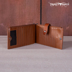Trinity Ranch Hair-On Cowhide Bi-Fold Wallet/Card