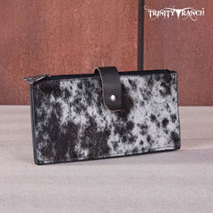 Trinity Ranch Hair-On Cowhide Bi-Fold Wallet/Card