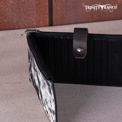 Trinity Ranch Hair-On Cowhide Bi-Fold Wallet/Card