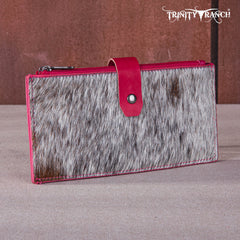 Trinity Ranch Hair-On Cowhide Bi-Fold Wallet/Card