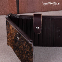 Trinity Ranch Hair-On Cowhide Bi-Fold Wallet/Card