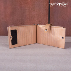 Trinity Ranch Hair-On Cowhide Bi-Fold Wallet/Card