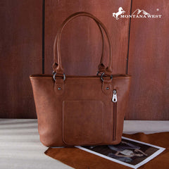 Montana West Embroidered Arrow Feather Collection Concealed Carry Tote