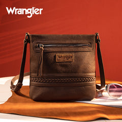 WG97G-9360 Wrangler Braided Concealed Carry Crossbody- Coffee