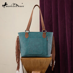 Montana West Cut-out Fringe Concealed Carry Tote Set