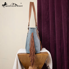 Montana West Cut-out Fringe Concealed Carry Tote Set