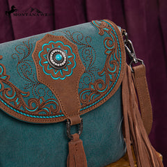 Montana West Flap Fringe Crossbody Purse