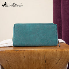 Montana West Cut-out Embroidered Wallet