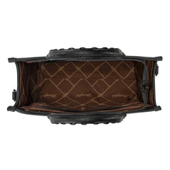 Wrangler Leopard Whipstitch Concealed Carry Tote Bag