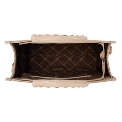 Wrangler Leopard Whipstitch Concealed Carry Tote Bag