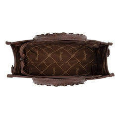 Wrangler Leopard Whipstitch Concealed Carry Tote Bag