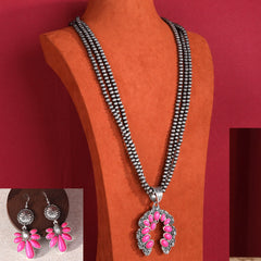 Rustic Couture Bohemian Jewelry Sets Pendant Necklace Earrings