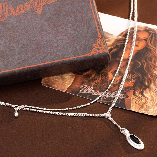 Wrangler Women's Stacked Charm Necklaces
