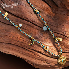 Wrangler Western Rope Charm Necklace