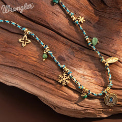 Wrangler Western Rope Charm Necklace