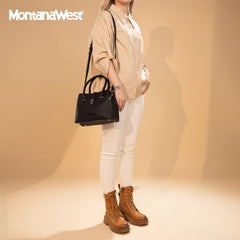 Montana West Buckle Crossbody Tote Bag - Limited Stock