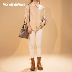 Montana West Buckle Crossbody Tote Bag - Limited Stock