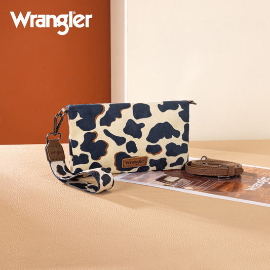 Wrangler Cow Print Crossbody Purse