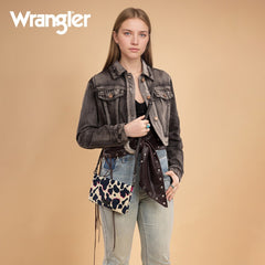 Wrangler Cow Print Crossbody Purse