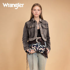 Wrangler Cow Print Crossbody Purse
