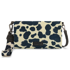 Wrangler Cow Print Crossbody Purse