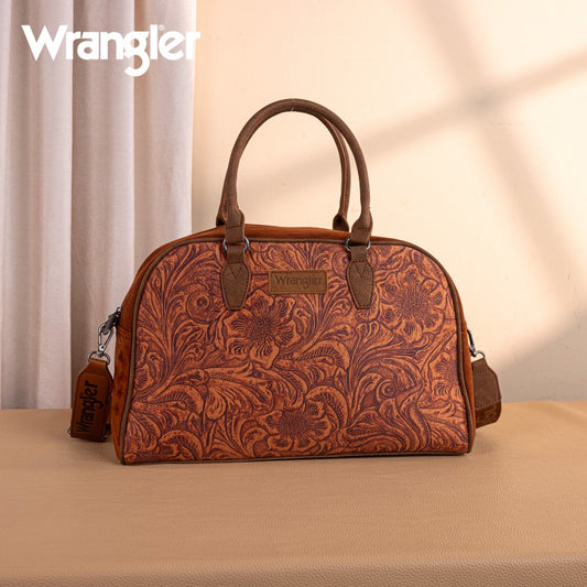 Wrangler Vintage Floral Printed Duffle Bag