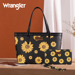 Wrangler Sunflower Print Tote Bag