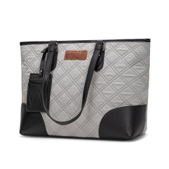 Wrangler Quilted Tote Bag Detachable Card Holder