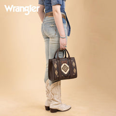 Wrangler Aztec Pattern Print Tote Bag