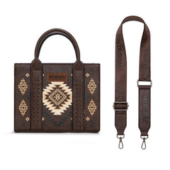 Wrangler Aztec Pattern Print Tote Bag
