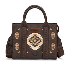 Wrangler Aztec Pattern Print Tote Bag