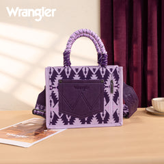 Wrangler Southwestern Print Rope Tote Bag