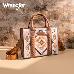Wrangler Aztec Pattern Print Tote Bag