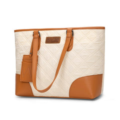 Wrangler Quilted Tote Bag Detachable Card Holder