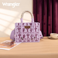 Wrangler Southwestern Print Rope Tote Bag