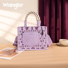 Wrangler Southwestern Print Rope Tote Bag