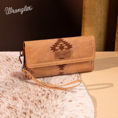 Wrangler Aztec Embroidered Tote Bag