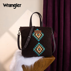 Wrangler Sherpa Aztec Sherpa Tote Bag