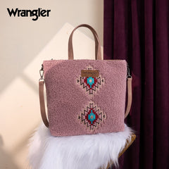 Wrangler Sherpa Aztec Sherpa Tote Bag