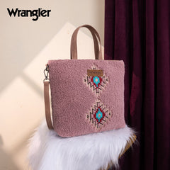 Wrangler Sherpa Aztec Sherpa Tote Bag