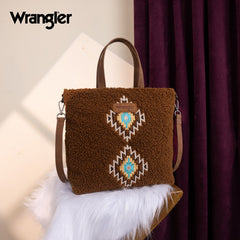 Wrangler Sherpa Aztec Sherpa Tote Bag