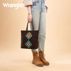 Wrangler Sherpa Aztec Sherpa Tote Bag