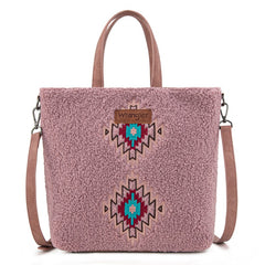 Wrangler Sherpa Aztec Sherpa Tote Bag