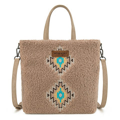 Wrangler Sherpa Aztec Sherpa Tote Bag