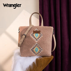 Wrangler Sherpa Aztec Sherpa Tote Bag