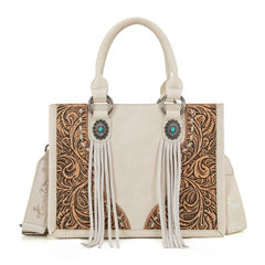 Montana West Tooled Concho Concealed Carry Tote Bag