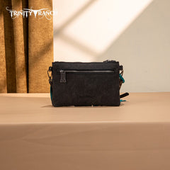 Trinity Ranch Floral Tooled Crossbody Purse