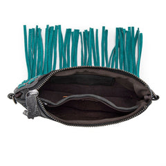 Trinity Ranch Floral Tooled Crossbody Purse