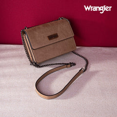 Wrangler Vintage Flap Crossbody Purse